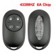 FIAT NEW KEYLESS ATMEL AES 6A  4 TASTI PER 500 E