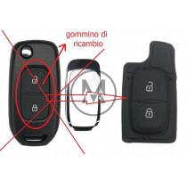 REN. DAC.  GOMMINO 2 tasti per CHIAVE A  BAIONETTA