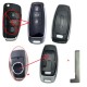 modifica in new look per Audi a baionetta a 3 tasti keyless go hu162