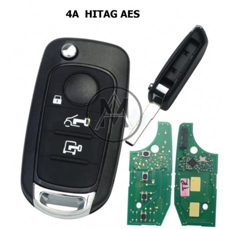 CHIAVE CON RADIOCOMANDO  4A HITAG AES