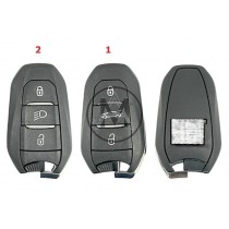 Guscio Chiave Fiat 3 Pulsanti Blu Navy – Lama SIP22, Vano Batteria Laterale, Compatibile Con Punto Evo Ducato Stilo 500, Lancia Lybra, Citroen Relay