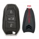 Guscio Keyless go 3 tasti BAULE per NCF circuito stretto