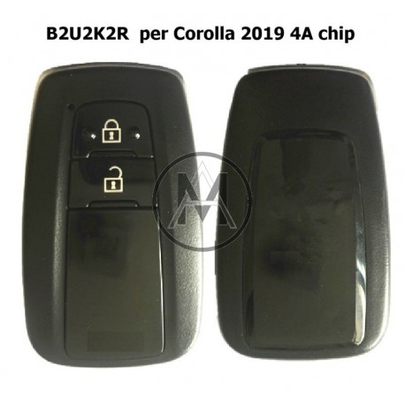 Modifica: TOYOTA KEYLESS B2U2K2R per Toyota Corolla 2019+ chip 4A Hitag Aes