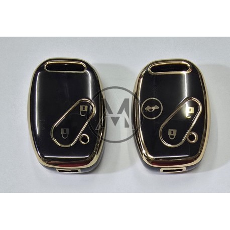 COVER  PROTETTIVO NERO E ORO PER CHIAVE HONDA 2 TASTI E 3 TASTI