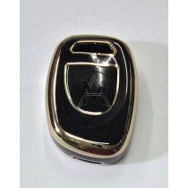 COVER  PROTETTIVO NERO E ORO  RENAULT 1 TASTO