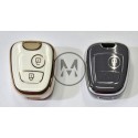 COVER  PROTETTIVO IN PTU  PER CHIAVE 2 TASTI CITROEN PEUGEOT FISSA