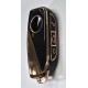 COVER  PROTETTIVO NERO E ORO KEYLESS BMW 3 TASTI LATERTALI