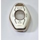 COVER  PROTETTIVO BIANCA E ORO KEYLESS BMW 3 TASTI FISSA