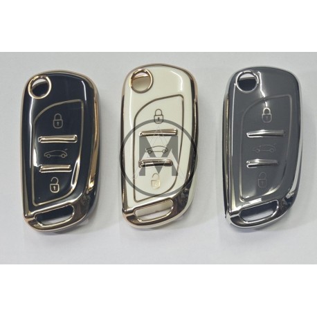 COVER  PROTETTIVO IN PTU  PER CHIAVE 3 TASTI CITROEN DS