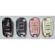 COVER  PROTETTIVO NERO E ORO PER CHIAVE CITROEN FIAT PEUGEOT OPEL