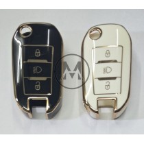 COVER  PROTETTIVO IN PTU  PER CHIAVE 3 TASTI FARI CITROEN FIAT PEUGEOT OPEL