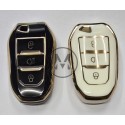 COVER  PROTETTIVO IN PTU KEYLESS ALFA CITROEN FIAT LANCIA PEUGEOT OPELTASTO  FARI