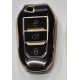 COVER  PROTETTIVO IN PTU KEYLESS ALFA CITROEN FIAT LANCIA PEUGEOT OPELTASTO  FARI
