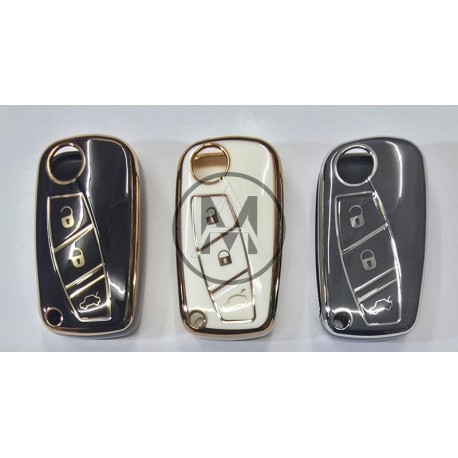 COVER  PROTETTIVO IN PTU PER CHIAVE FIAT 3 TASTI PANDA GRANDE PUNTO FORD KA
