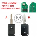 MITSUBISHI 2 - 3 TASTI  J166E 7941 ID46 433MHZ 6370B941