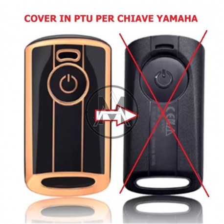 COVER  PROTETTIVO GRIGIO/BLU E ORO KEYLESS HONDA MOTO