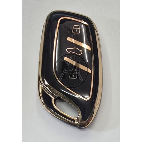 COVER  PROTETTIVO NERO E ORO KEYLESS MG 3 TASTI