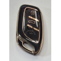 COVER  PROTETTIVO NERO E ORO KEYLESS MG 3 TASTI