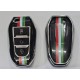 COVER  PROTETTIVO IN PTU  PERSONALIZZATO CON BANDIERA ITALIANA PER KEYLESS ALFA CITROEN FIAT LANCIA PEUGEOT OPEL TASTO  FARI
