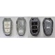 COVER  PROTETTIVO IN PTU  PERSONALIZZATO A SCACCHI PER KEYLESS ALFA CITROEN FIAT LANCIA PEUGEOT OPEL TASTO  FARI