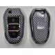 COVER  PROTETTIVO IN PTU  PERSONALIZZATO A SCACCHI PER KEYLESS ALFA CITROEN FIAT LANCIA PEUGEOT OPEL TASTO  FARI