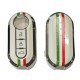 COVER  PROTETTIVO UN PTU  PER CHIAVE FIAT BAIONETTA PERSONALIZZATO CON BANDIERA ITALIANA