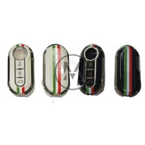 COVER  PROTETTIVO UN PTU  PER CHIAVE FIAT BAIONETTA PERSONALIZZATO CON BANDIERA ITALIANA