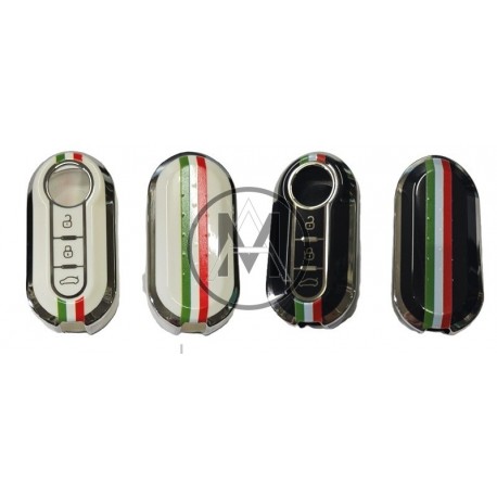 COVER  PROTETTIVO UN PTU  PER CHIAVE FIAT BAIONETTA PERSONALIZZATO CON BANDIERA ITALIANA
