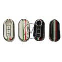 COVER  PROTETTIVO UN PTU  PER CHIAVE FIAT BAIONETTA PERSONALIZZATO CON BANDIERA ITALIANA