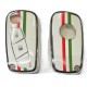 COVER  PROTETTIVO UN PTU  PER CHIAVE FIAT BAIONETTA PERSONALIZZATO CON BANDIERA ITALIANA
