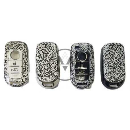 COVER  PROTETTIVO IN PTU PER CHIAVE  FIAT BAIONETTA 4 TASTI TIPO 500X  FANTASY