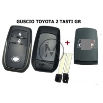 TOYOTA GUSCIO KEYLESS 2 TASTI "GR"  ANCHE PER CIRCUITO XHORSE XM38