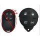 FIAT gommino tasti per flip 500E  4 tasti