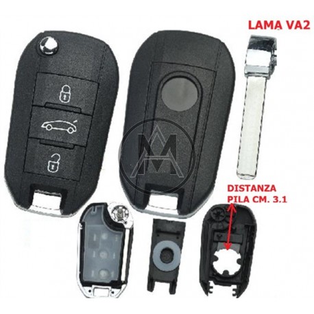 GUSCIO  3 TASTI LAMA VA2  PER FIAT  600 NEW PER CIRCUITO ORIGINALE