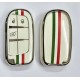 COVER  PROTETTIVO in PTU KEYLESS FIAT -JEEP - CHRYSLER 3 TASTI PERSONALIZZATO CON BANDIERA ITALIANA