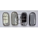 COVER  PROTETTIVO in PTU KEYLESS FIAT -JEEP - CHRYSLER 3 TASTI PERSONALIZZATO A SCACCHI