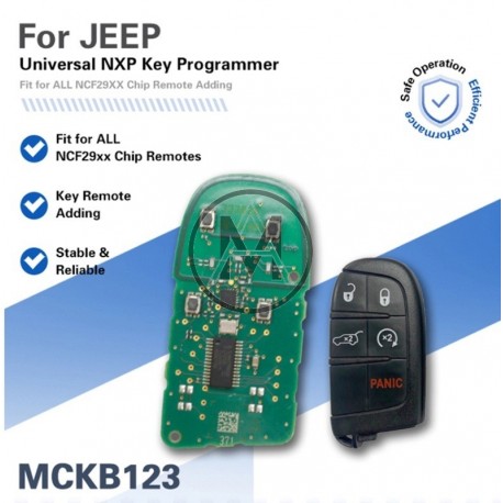 MCKB123 adattatore per NXP KILLER per copiare  il radiocomando Jeep