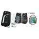TOYOTA - CITROEN - PEUGEOT -  3 TASTI CON LAMA VA2 con alloggio PILA CR2032