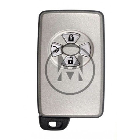 Toyota guscio keyless 3 tasti silver