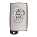Toyota guscio keyless 2 tasti silver