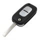 CHIAVE COMPATIBILE AFTERMARKET REN. OP. DAC.  2 tasti PCF7946 clio2 dacia 