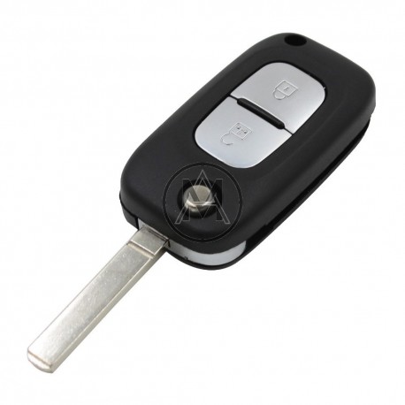 CHIAVE COMPATIBILE AFTERMARKET REN. OP. DAC.  2 tasti PCF7946 clio2 dacia 