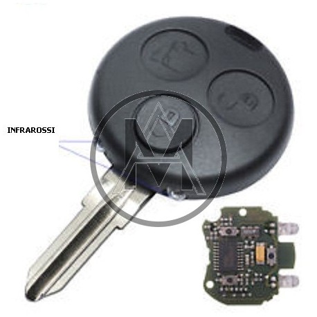 Smart 3 tasti con radiocomando ad infrarossi